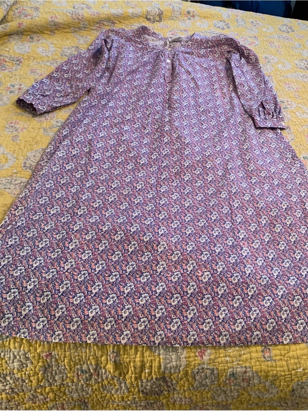 Laura Ashley pink and blue floral dress - Picture 4 of 4